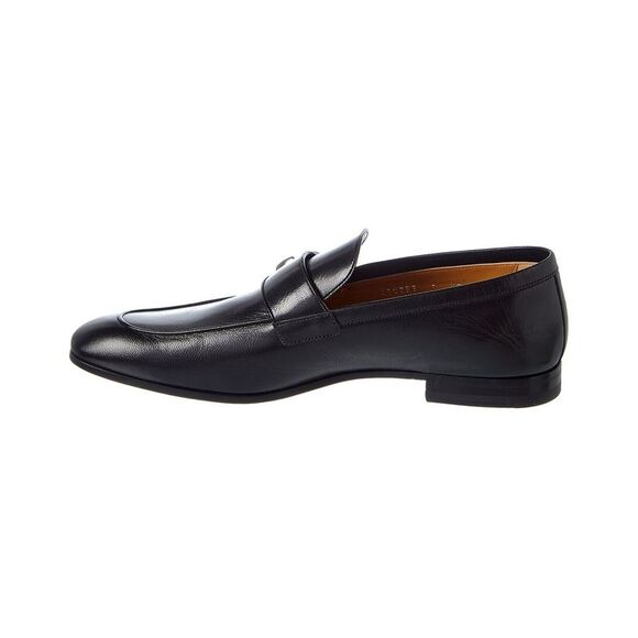 Gucci Gg Leather Loafer, Black - Picture 2 of 5